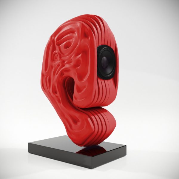 red speaker