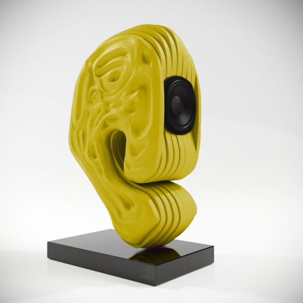 yellow speaker